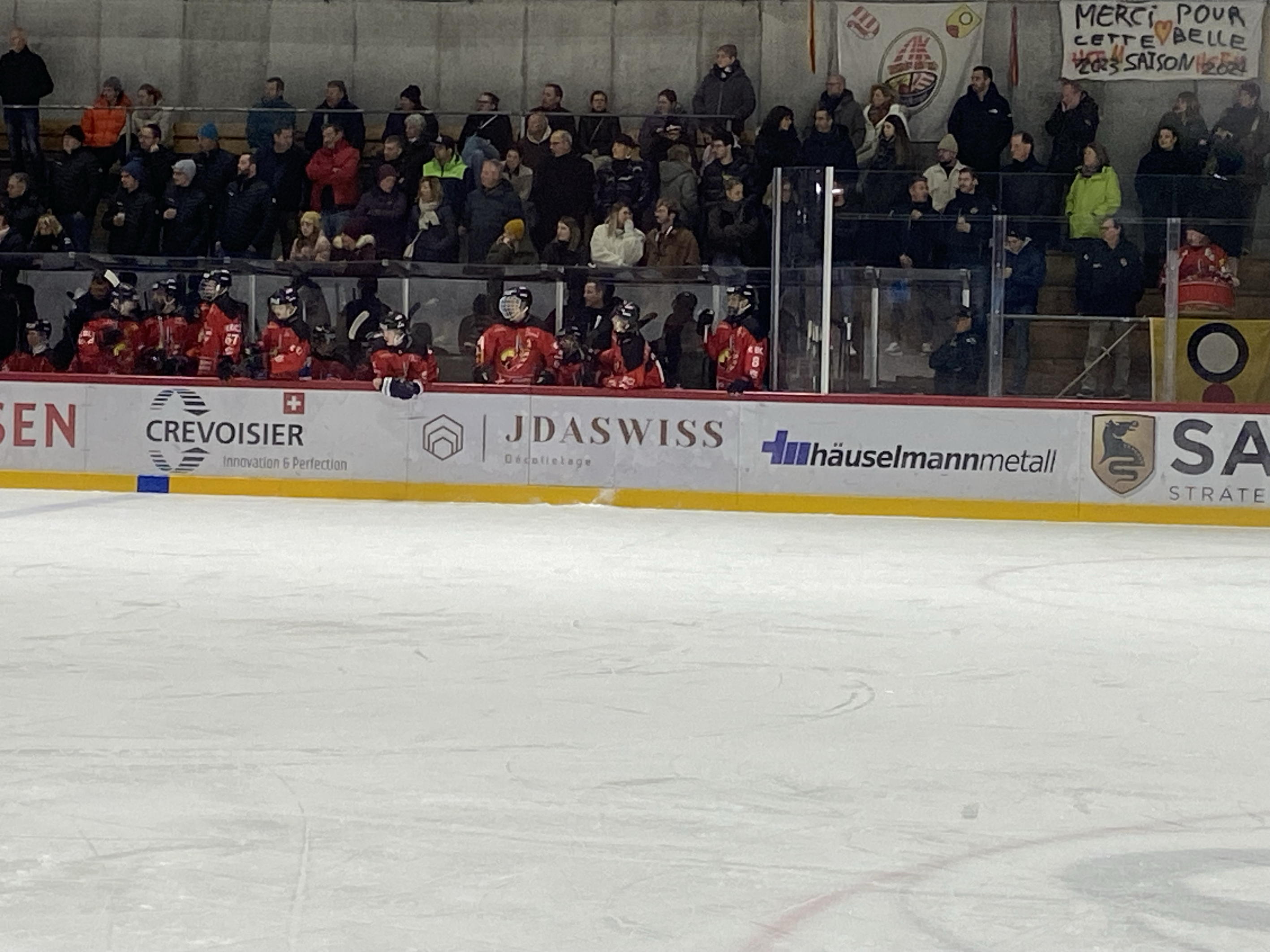 Bannière patinoire Saignelégier